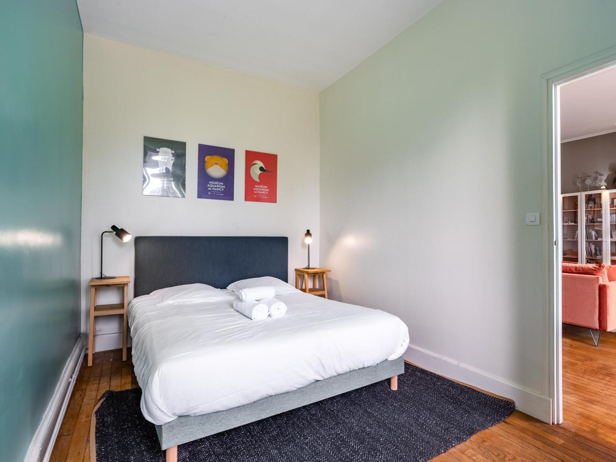 Ferienwohnung Le Chic D'Adam - A Cote Du Parc De La Pepiniere Nancy Exterior foto