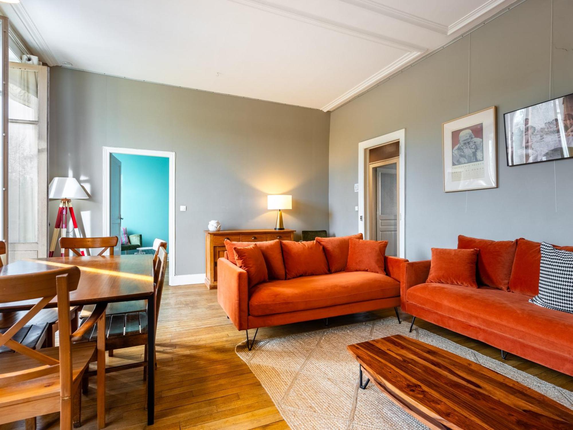 Ferienwohnung Le Chic D'Adam - A Cote Du Parc De La Pepiniere Nancy Exterior foto
