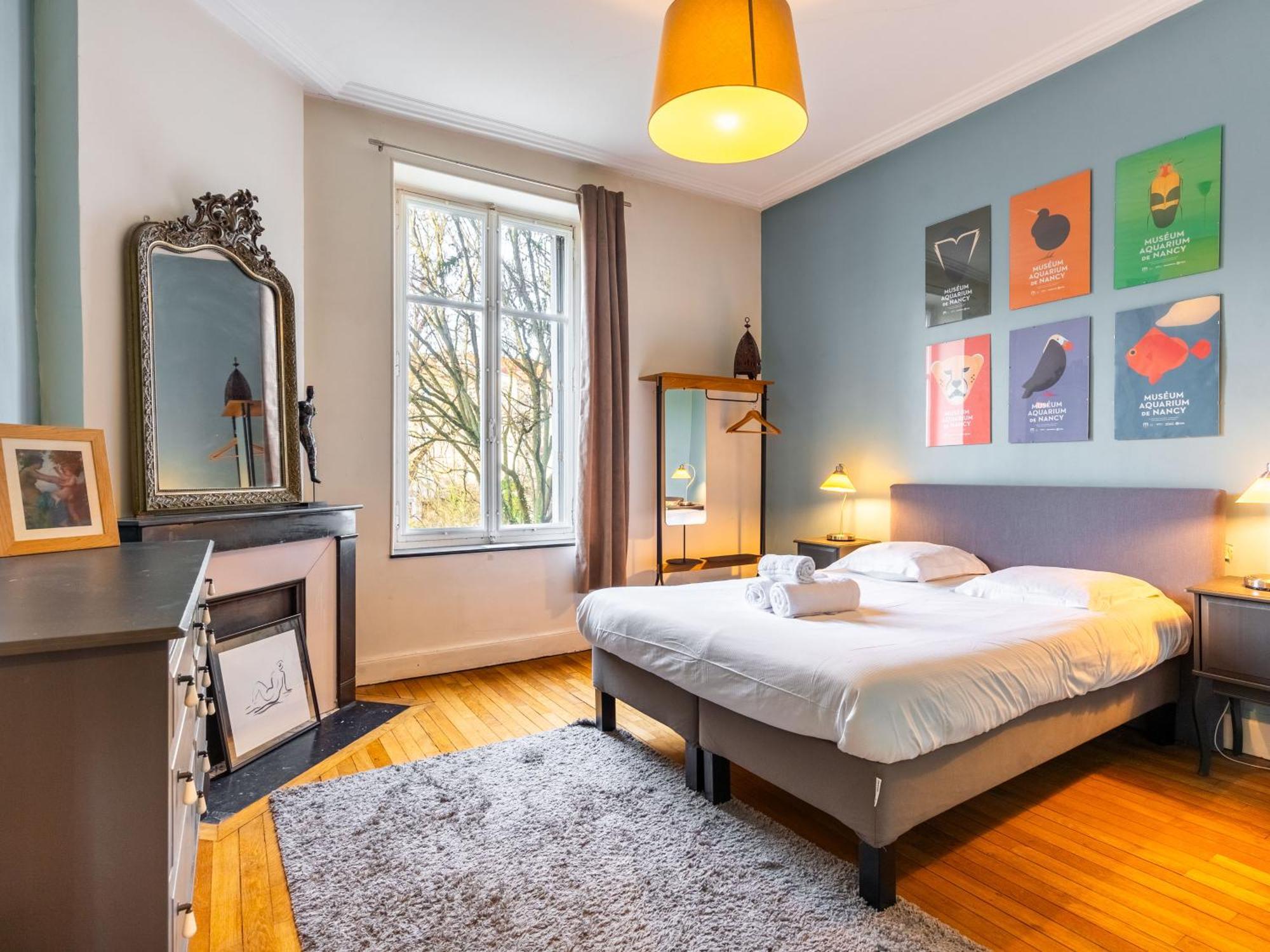 Ferienwohnung Le Chic D'Adam - A Cote Du Parc De La Pepiniere Nancy Exterior foto